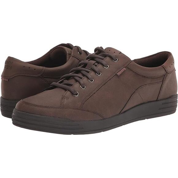 Nunn Bush Men's 11M Dark Brown Kore City Walk  Lace To Toe Oxford Sneaker LE5-14 - Picture 1 of 8